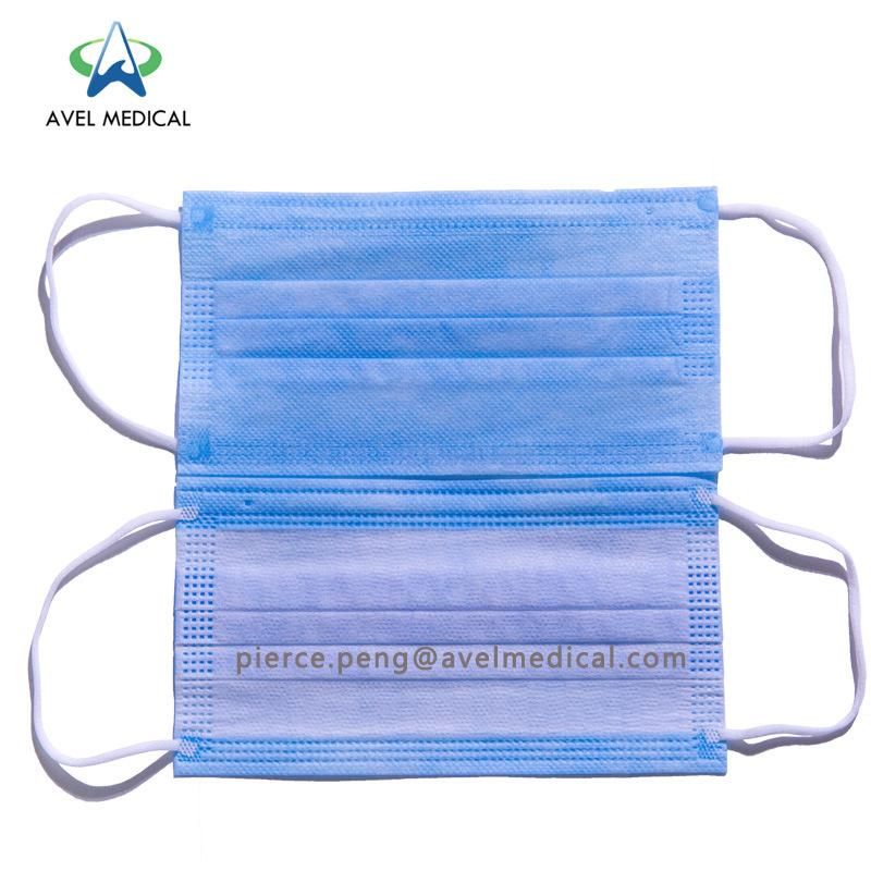 Disposable Mask 3 Layers Earloop Face Mouth Mask in