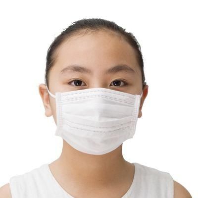 3 Ply Disposable White Earloop Kid Children Face Mask