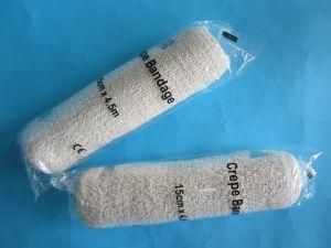 Medical Disposable Elastic with Spandex Bleaching Crepe Bandages
