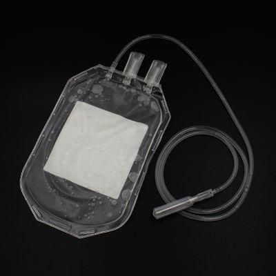 CE/ISO Approved 450ml Single Cpda-1 Blow-Extruded Blood Bag