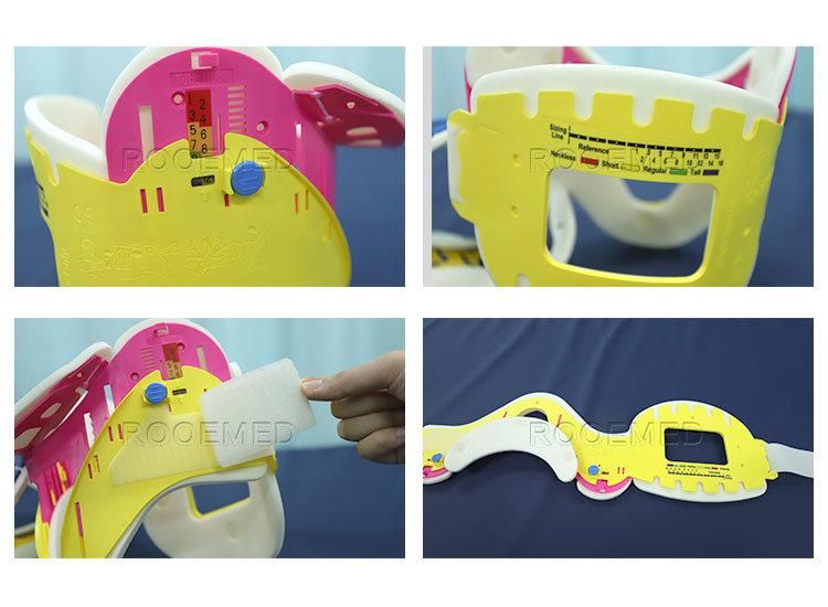 Eb-2b Medical First-Aid Adjustable Cervical Collar for Neck Injury or Orthopedic Fixation Recovery