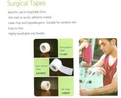 Surgical Silk Tape Adhesive Tape with or Without Core Pack Medical Silk Tape