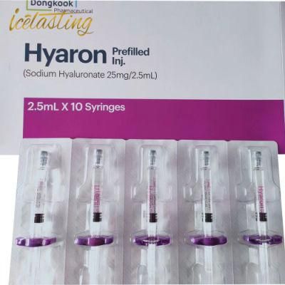 Hot Sale Hyaron 10syringes- Sodium Hyaluronate 25mg/2.5ml