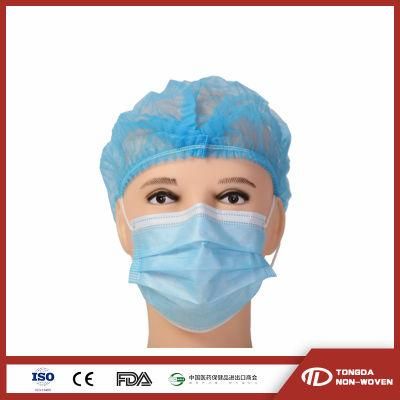 Manufacture 3 Ply Non Woven Medical Face Mask Disposable Face Mask Surgical Face Mask with Ear Loop