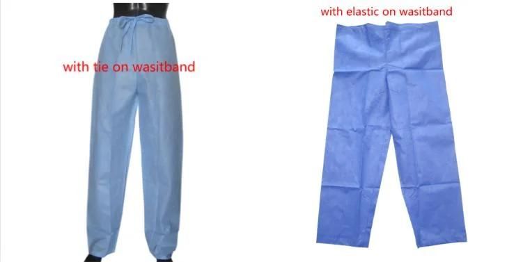 Scrub Gown SMS High Temperature Resistance Surgical Workwear for Hospital