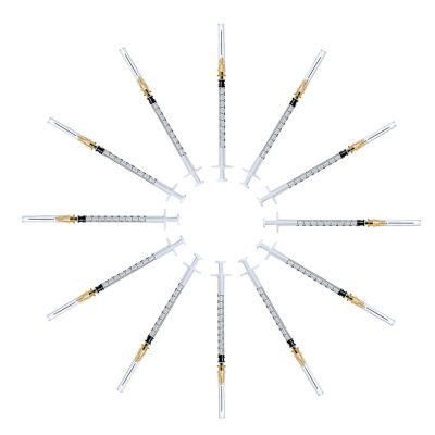 China Direct Factory Disposable Medical Plastic Luer Lock Syringe with Needle or Without Needle