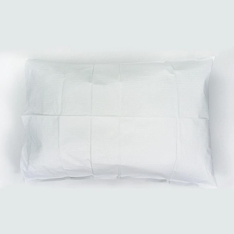 Tissue Poly Disposable Medical Bed Sheets Pillow Cover with ISO13485