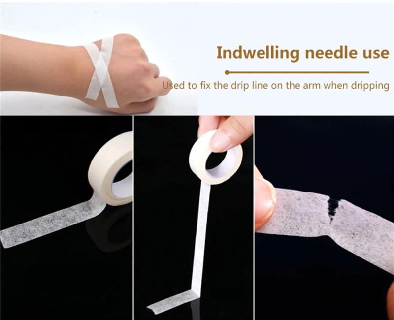 Micropore Surgicaltape Adhesive Medicaltape Breathable Eyelash Extension Tape Nonwoven Paper Tape