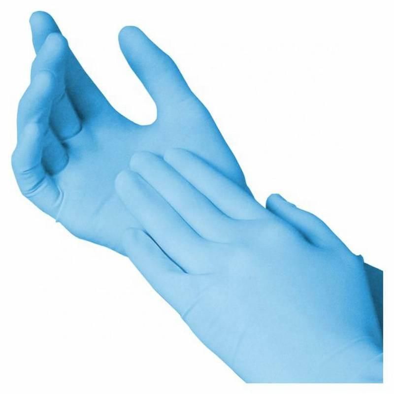 Disposable Medical Blue Nitrile Guantes De Nitrilo in Bulk