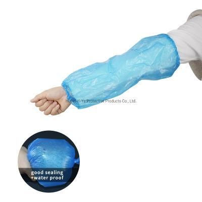PE Sleeve Cover Blue with Waterproof Plastic Protective Sleeves for Arms
