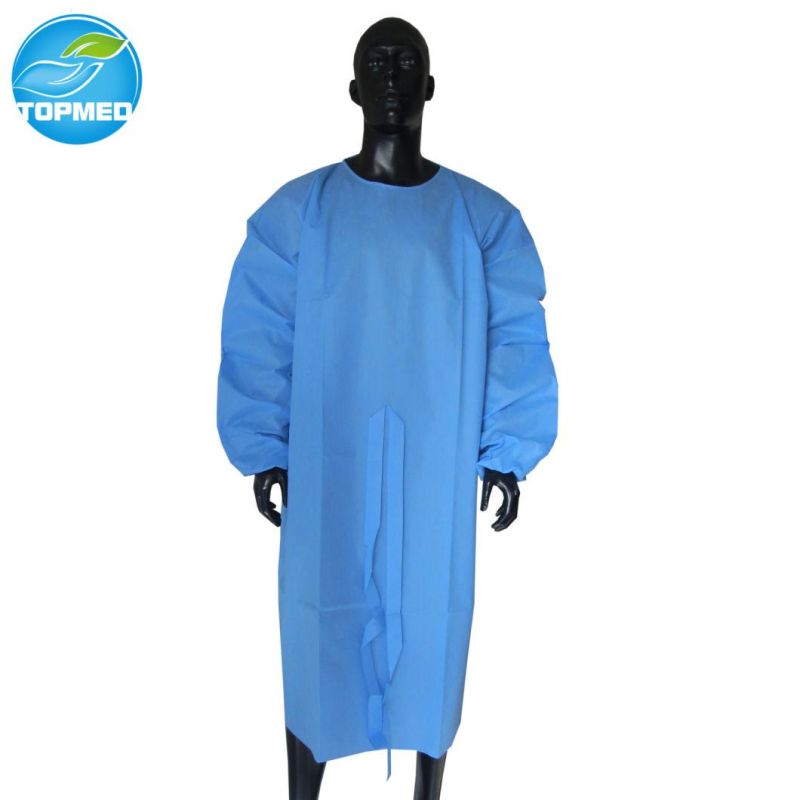 Hospital Uniform Disposable Surgical Hospital Clothing PP or SMS Patient Gown Nurse Apron Uniform