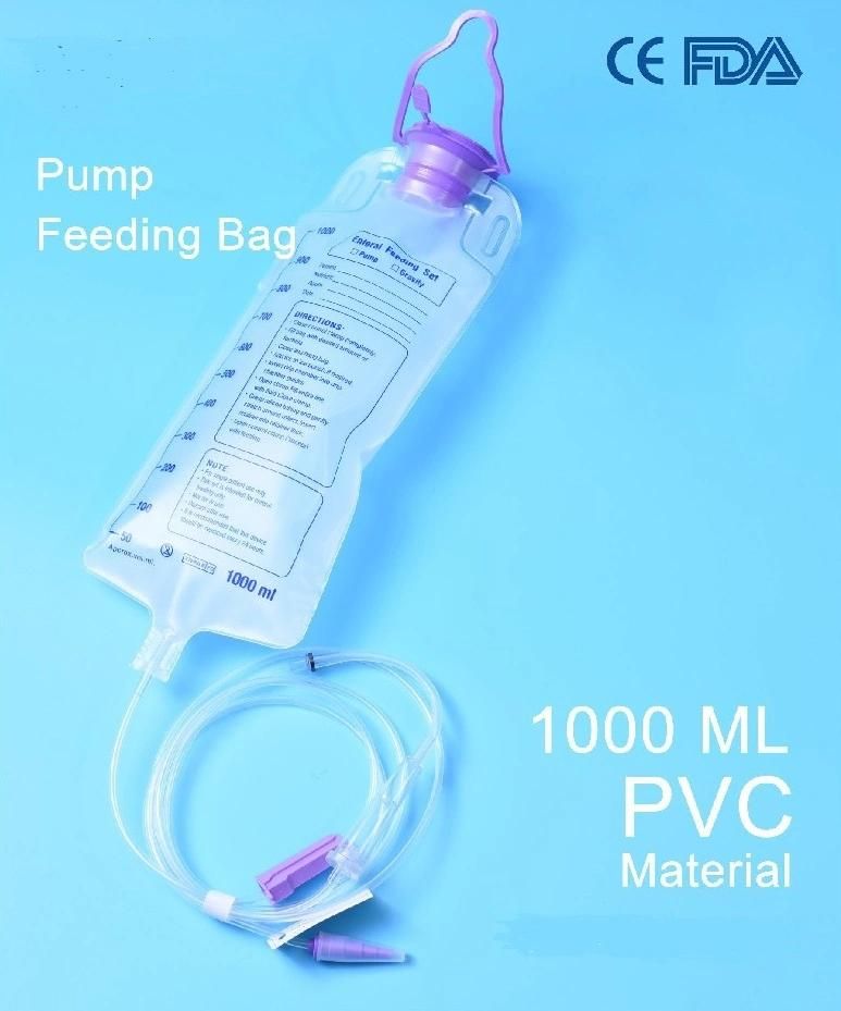 Disposable Enteral Feeding Bag, Both Gravity Type and Pump Type Can Be Provided