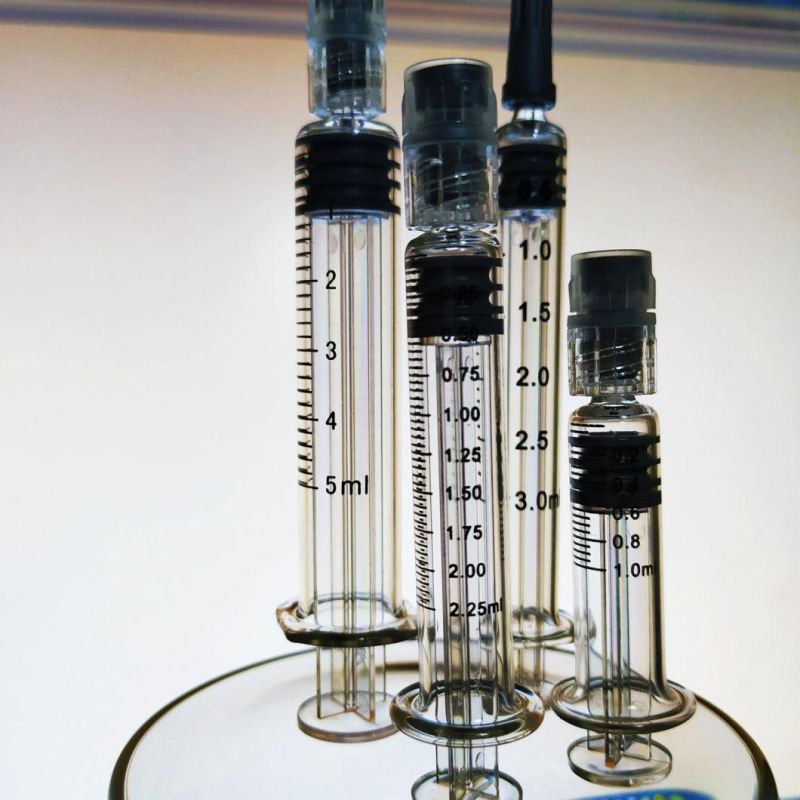 Glass Syringe with High Temperature Resistant Self-Destructing Lock