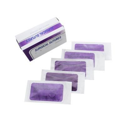 CE Medical Disposable Absorbable Polyglycolic Acid Suture