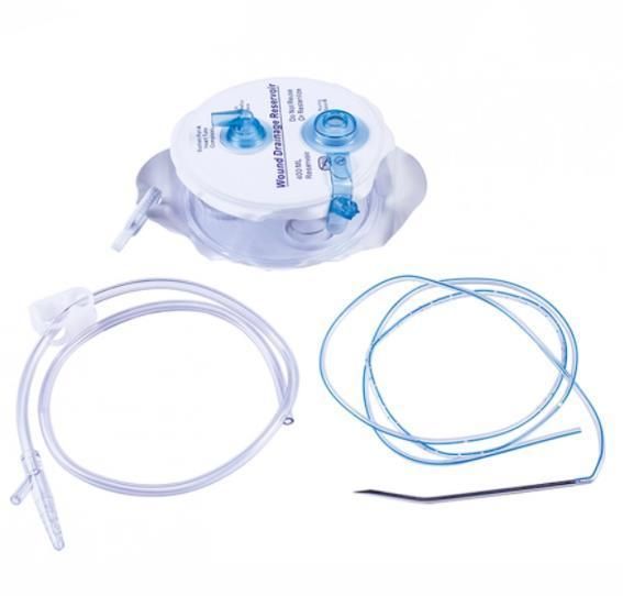 Disposable Negative Pressure Closed Wound Drainage Reservoir System Spring Type 800ml