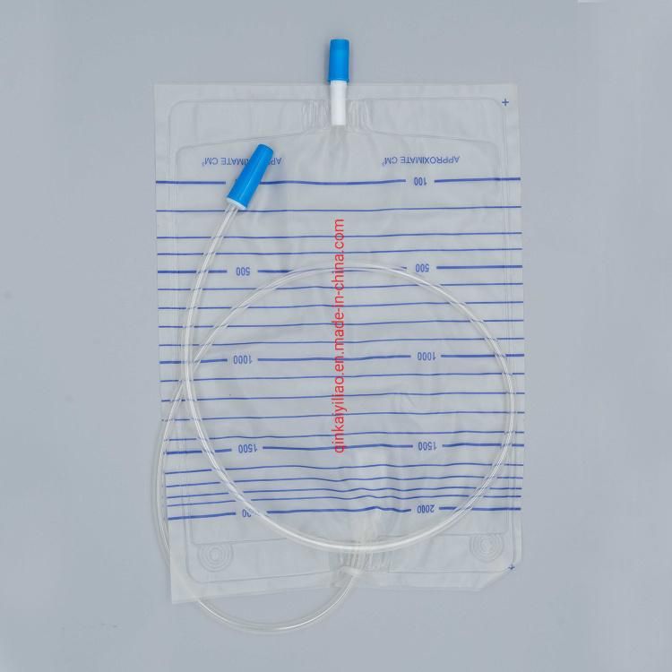 Disposable Medical Sterile Enconomic Urine Bag with Push-Pull Valve