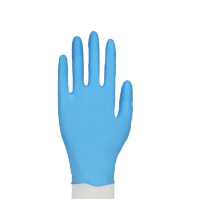 Disposible Powder Free Nitrile Gloves Blue Color Size From S to XL Medical Rubber PVC Working Household Gloves