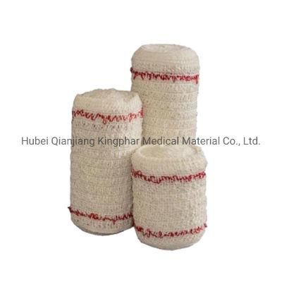 Cotton Crepe Elastic Bandage Spandex Crepe Elastic Bandage with CE ISO FDA Approved