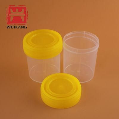 Sterile Hospital 15ml 30ml 60ml 100ml 120ml Plastic Test Collection Specimen Collector Sample Urine Cup Container