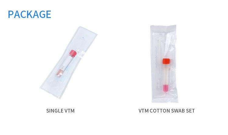 Promotional Vtm Sampling Medium Transport Sterile Swab Kits