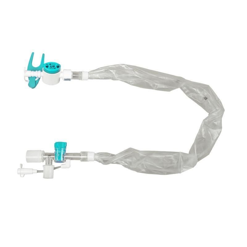 Surgical Disposable Close Suction Catheter with Auto Lock / Pressing Controller