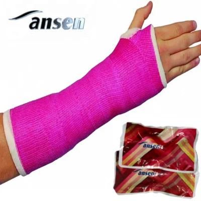 Easily Shaped Medical Orthopedic Fiberglass Casting Tape