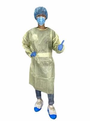 Fumo Isolation Laboratory Non Woven Procedure Sanitary Disposable Long Sleeve Polypropylene Gown