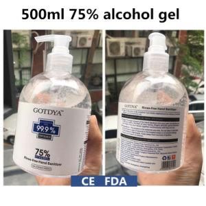 Antiseptic Hand Sanitizer Gel Rinse-Free 75% Alcohol Sterilization Rate for Cross Infection Prevention Hand Gel