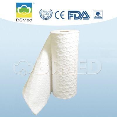 Absorbent Medical Embossed Cotton Roll for Hospital Use