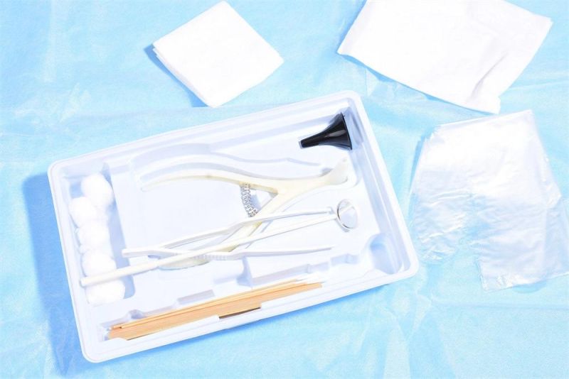 Hospital-Level Same Style, Individually Packaged, Sterile, Wholesale Medical Disposable Ear, Nose and Throat Examination Kit