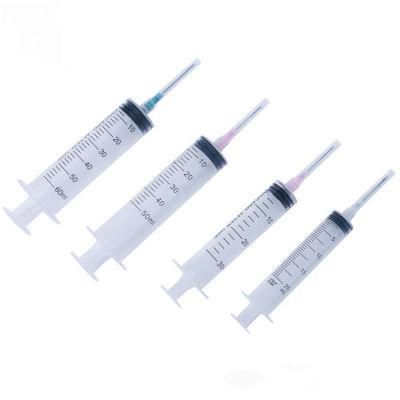 Disposable PE Packing Syringe with Needle Blister