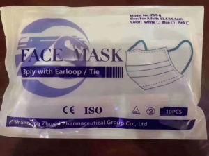 Factory Non Woven Face Mask, 2 Ply or 3 Ply Facemask