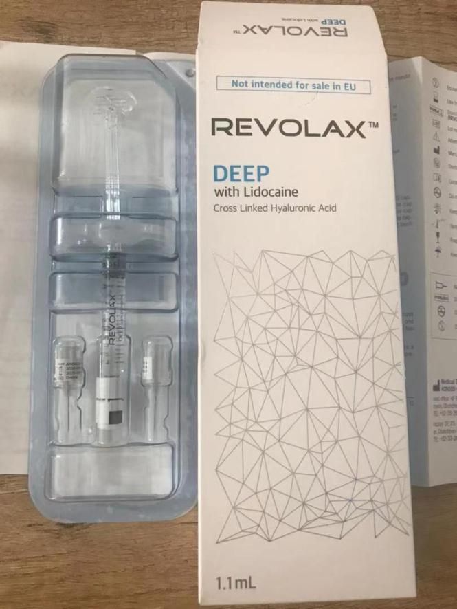 CE Marked Cross Link Korea Revolax Hyaluronic Acid Dermal Filler Deep 1ml Injection Wrinkle Remove