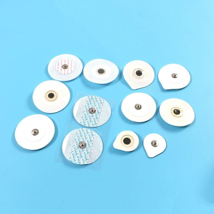 Non-Woven Round Disposable ECG Electrode for Hospital