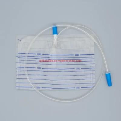 1500ml/2000ml Disposable Urine Bag with T Valve
