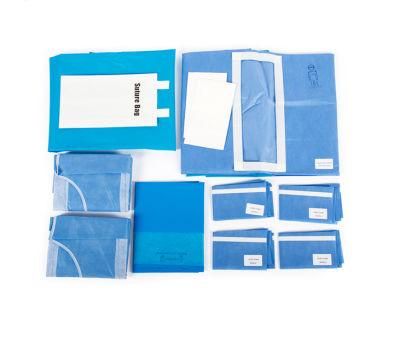 Healthcare Cheap Disposable Sterile Surgical Laparotomy Pack with ISO CE