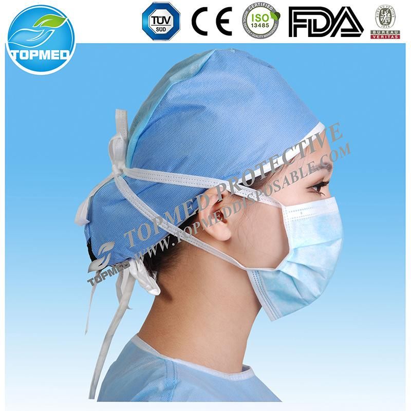 3 Ply Filtering Non Woven Medical Surgical Disposable Face Mask