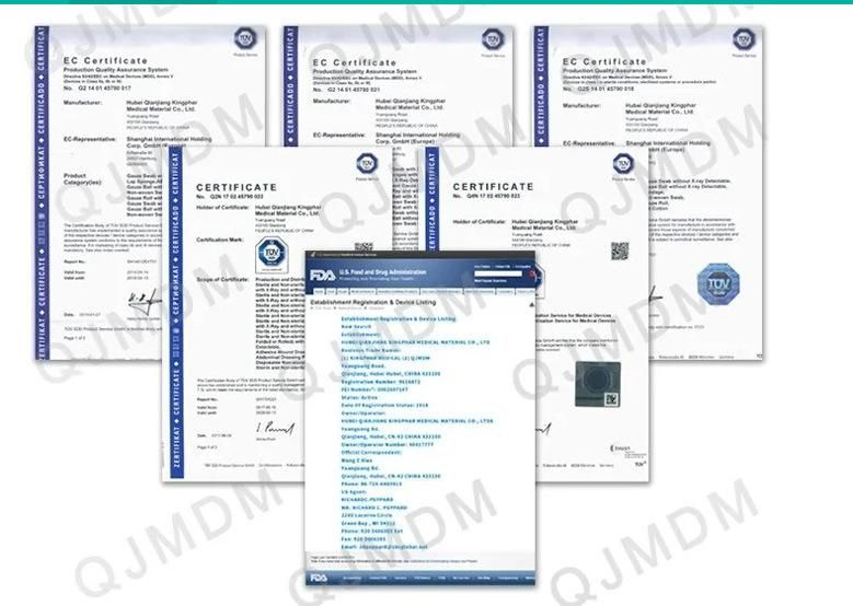 Qjmdm Best Selling Medical Gauze Swabs for Clinic