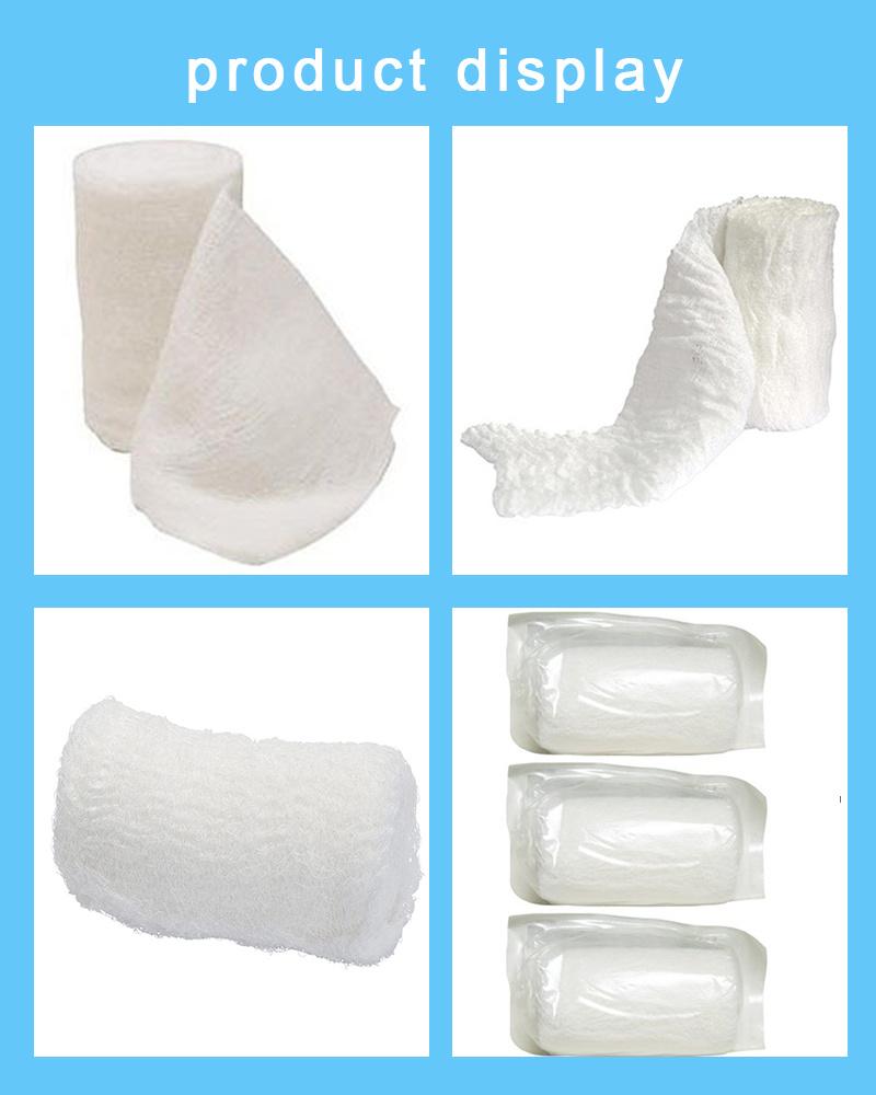 Sterile Fluff Bandage Kerlix Gauze Bandage Roll Bandages Medical Bandage Non Woven Adhesive Tape Bandages with Dispenser