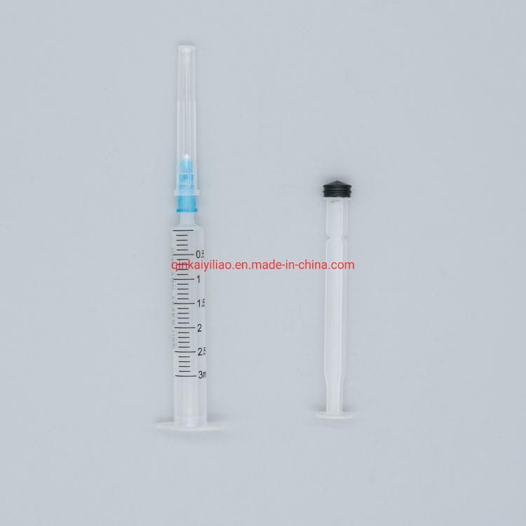 FDA 510K Registered Disposable Syringe with Needle