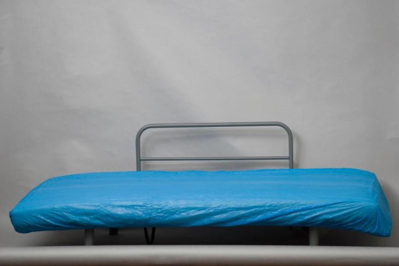 for Prevent Bacterial in Medical Environment Single Use CPE Bedcover with Blue or White Color