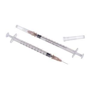 Sterile Hypodermic 3 Parts Luer Slip Syringe with Needle