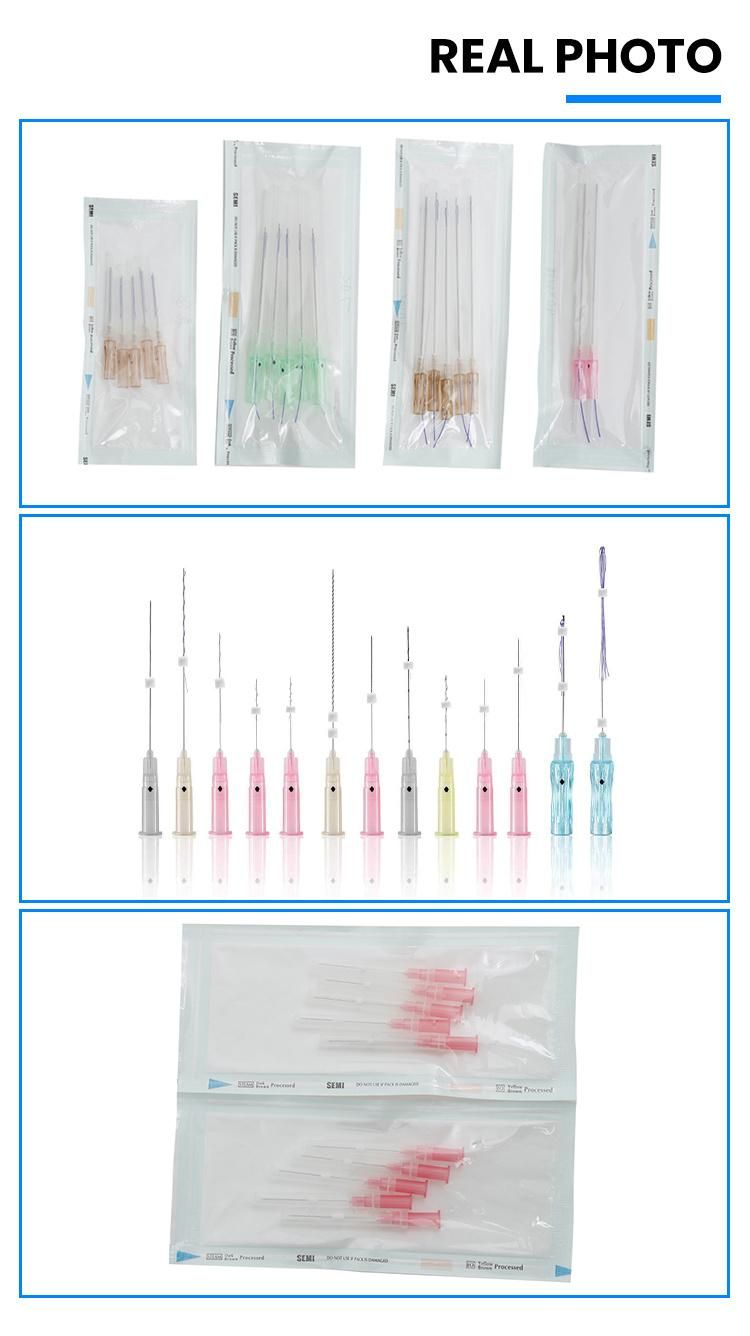 Suture Tensioning Pdo Threads for The Face