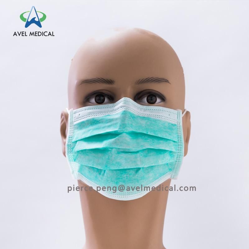 Disposable Mask 3 Layers Earloop Face Mouth Mask in