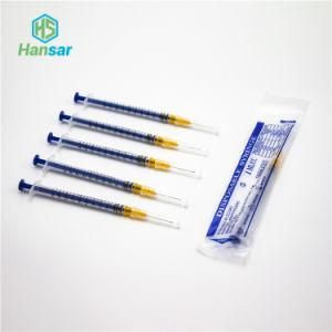 Vertical Pump Disposable Injection Serum Bottle Veterinary Metal FDA Colored Luer Automatic Vaccine Syringe