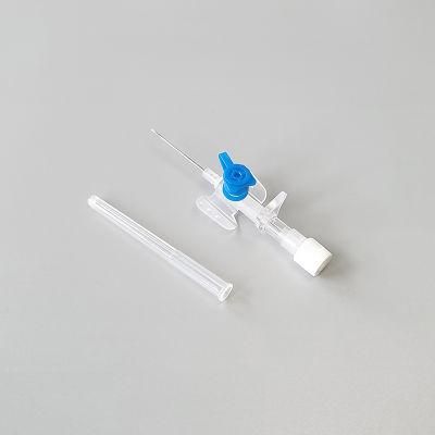 Disposable Intravenous Cannula with Wings and Injection Port