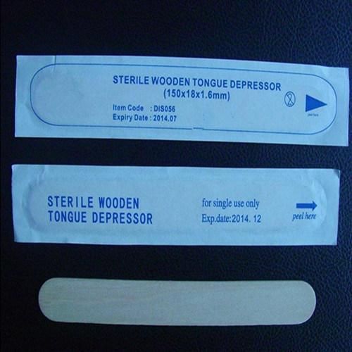 Sterile Wooden Plastic Tongue Depressor