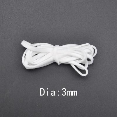 Elastic Ear Loop for Disposable Face Mask in Elastic Ear Loop Soft Earloop Round Flat Shape