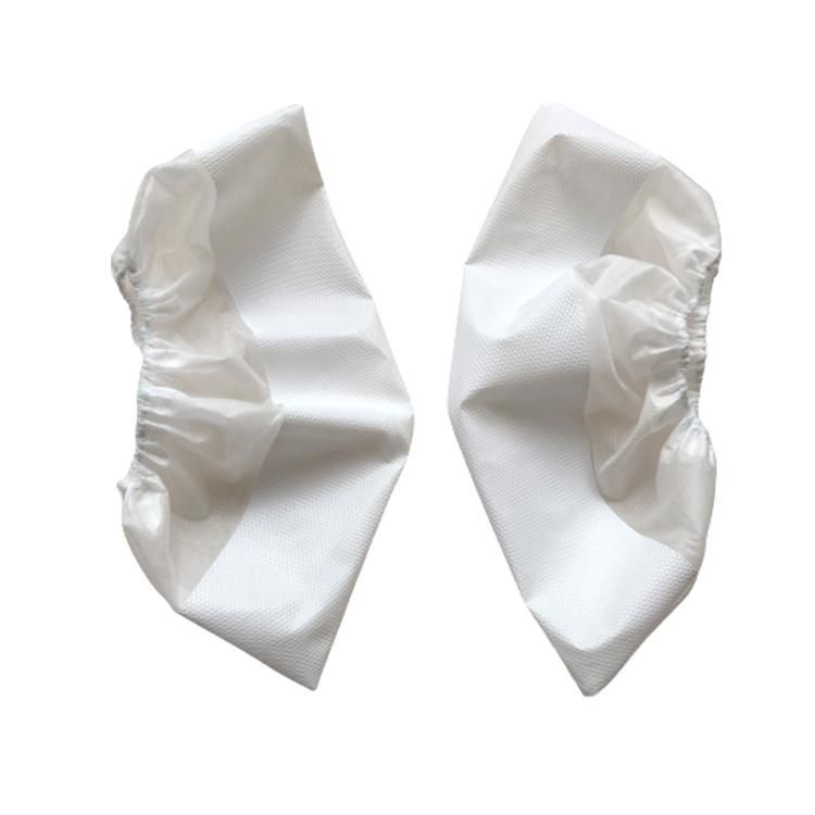 Nonwoven PP CPE Half Laminated Anti Dust Waterproof Plastic Shoe Cover Nonwoven Shoecovers