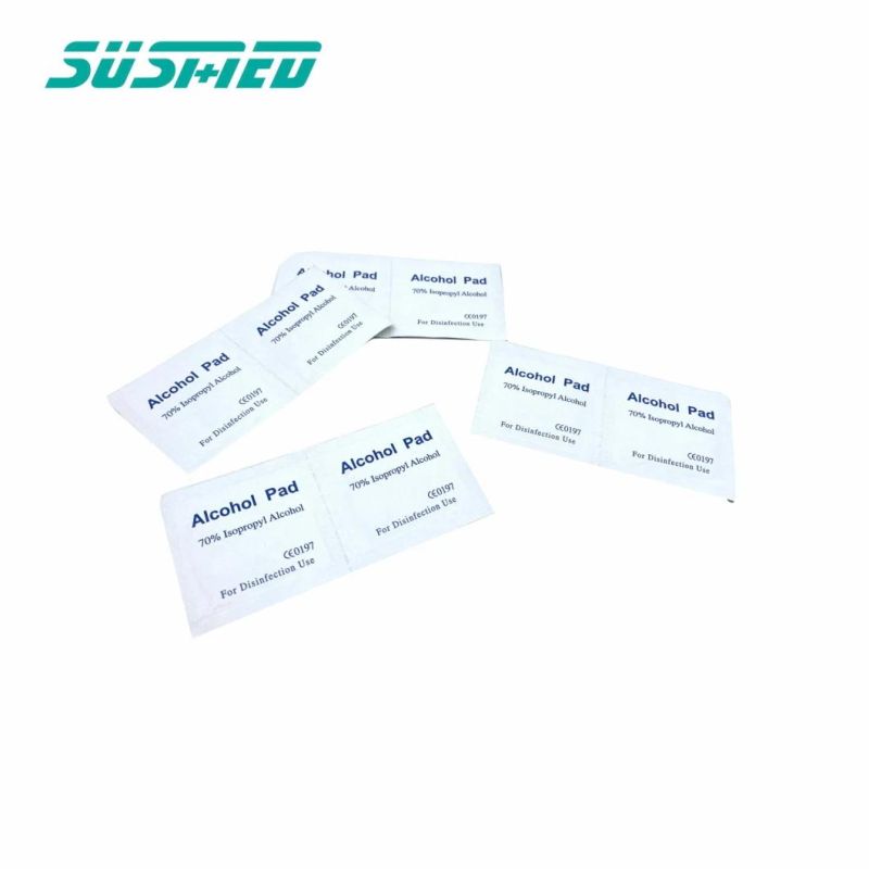 Medical Disposable 70% Isopropyl Nonwoven Alcohol Swabs Alcohol Pads